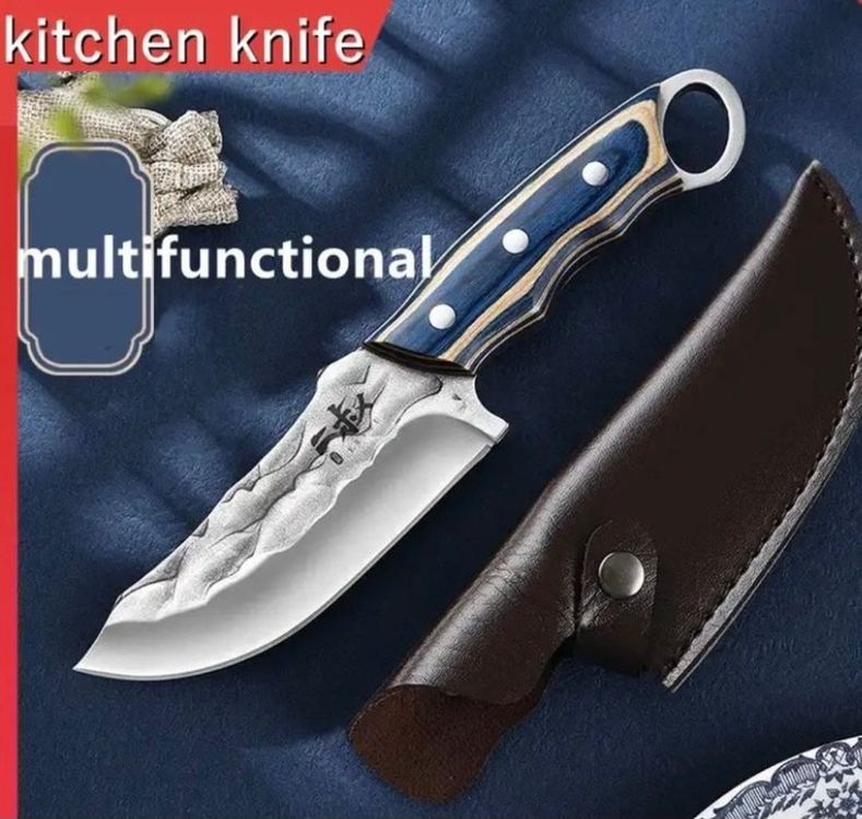 Sch Nes Fleischermesser K Chenmesser Mit Etui Kaufen Auf Ricardo