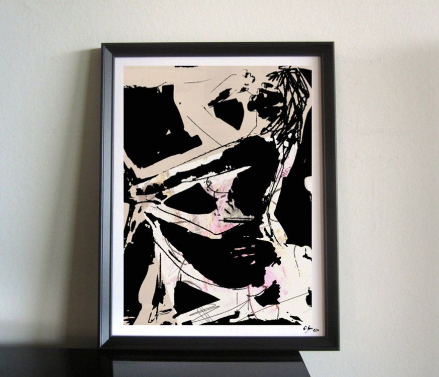 Erotik Moderne Kunst Akt Threesome Massacre Bild Nude Art Kaufen