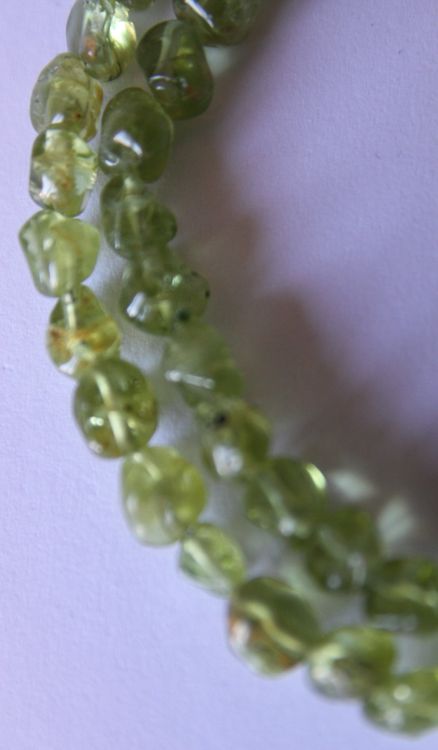 NEU Peridot Edelstein Halskette Kette Collier 42 Cm Kaufen Auf Ricardo