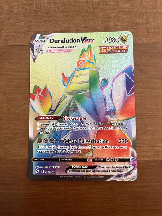 Pokémon Duraludon VMAX Rainbow Kaufen auf Ricardo