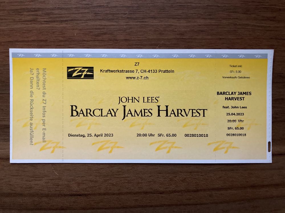 Abschiedskonzert John Lees Barclay James Harvest Kaufen Auf Ricardo