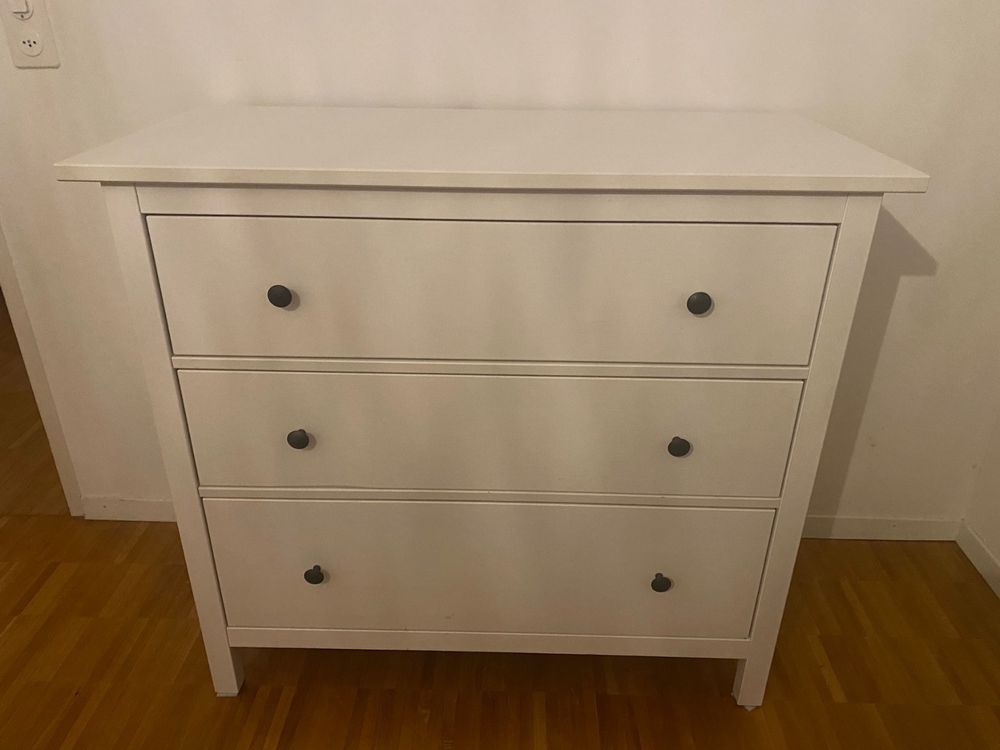 IKEA HEMNES Kommode Mit 3 Schubladen 108x96 Cm Kaufen Auf Ricardo