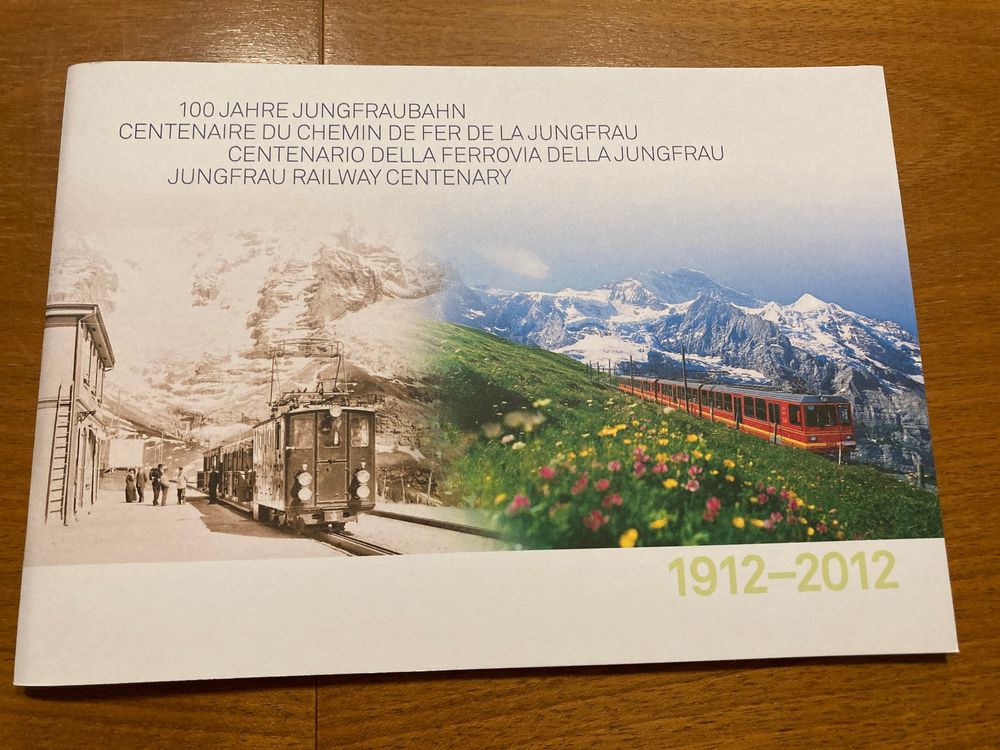 Briefmarken Souvenir Jahre Jungfraubahn Kaufen Auf Ricardo