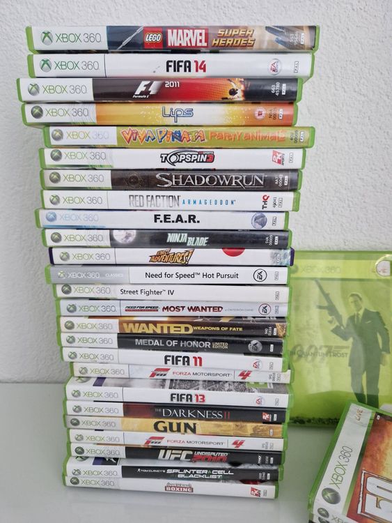 XBOX 360 OVP Mega Packet mit 30 Spielen und viel zubehör Kaufen auf