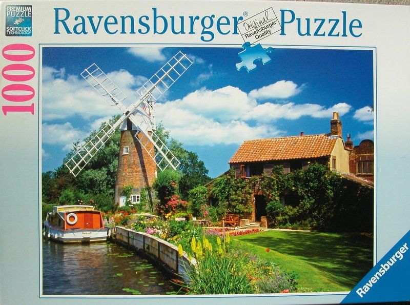 Puzzle Malerische Windmühle Ravensburger 1000 Teile Kaufen auf