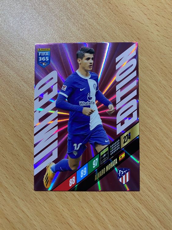 Panini Adrenalyn XL 2024 Limited Edition Alvaro Morata Kaufen Auf Ricardo