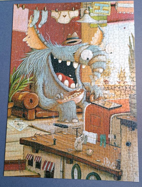 Heye Puzzle Laundry Day Teile Monster Zozo Ville Kaufen Auf