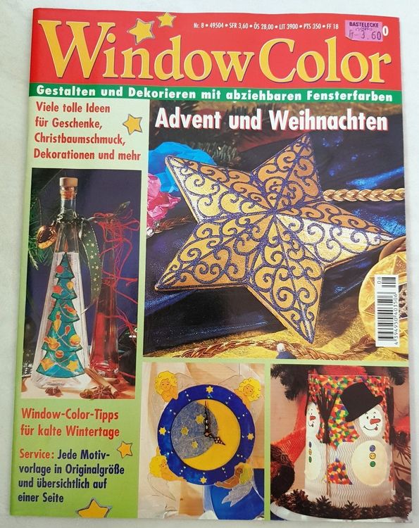 Window Color Advent Weihnachten Zug Tabea S Delphintraum Kaufen