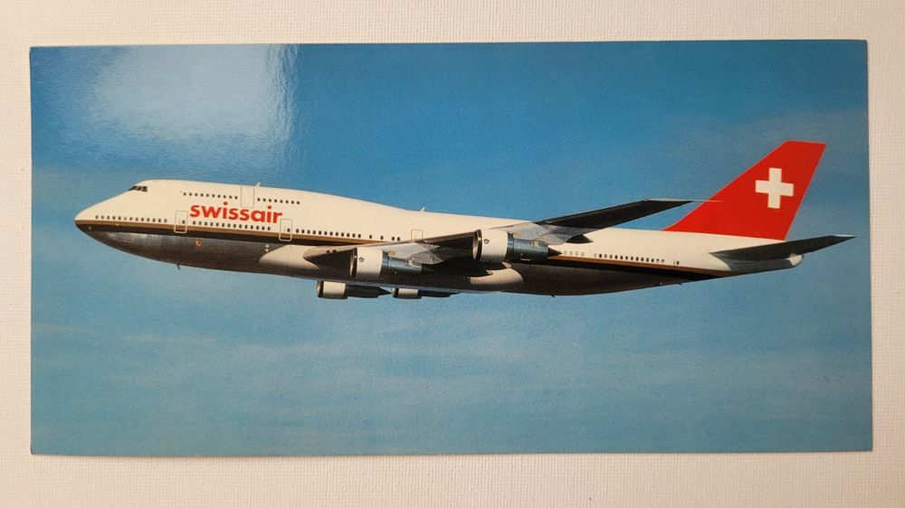 Swissair Boeing Ansichtskarte Carte Postale Kaufen Auf