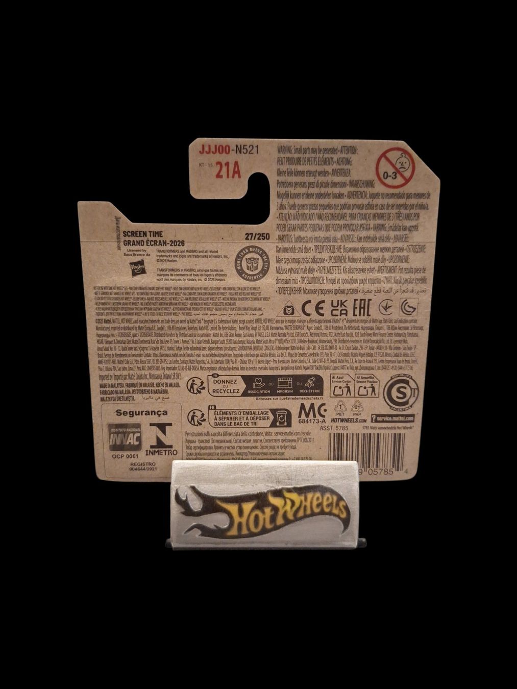 Hot Wheels HW Screen Time Optimus Prime S Neu Und