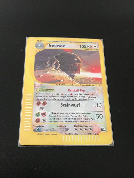 Pokémon Geowaz Secret rare Holo Skyridge Kaufen auf Ricardo