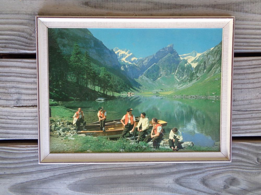 ALTES BILD APPENZELLER AM SEEALPSEE ALPSTEIN Kaufen Auf Ricardo