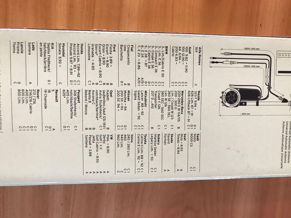 Elektrische Antenne Original Hirschmann Teleskop Antennefür Kaufen