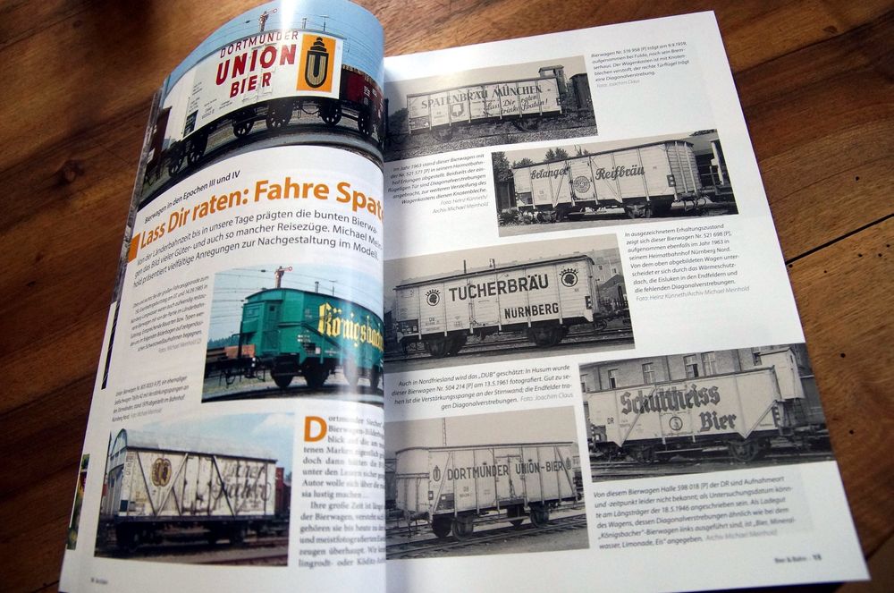 Eisenbahn Journal Bahn und Bier Feldschlösschen etc Kaufen auf