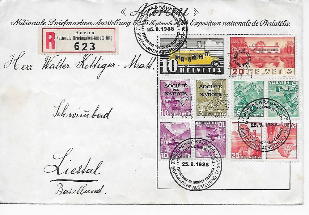 Nationale Briefmarken Ausstellung 1938 Kaufen Auf Ricardo