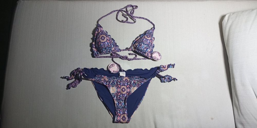 NEU Odd Molly Boho Bikini Mit Blumenmuster XS S Neu Und