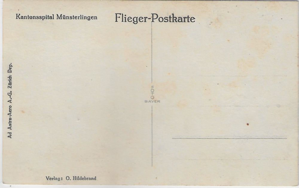 Flugaufnahme Kantonsspital M Nsterlingen Kaufen Auf Ricardo