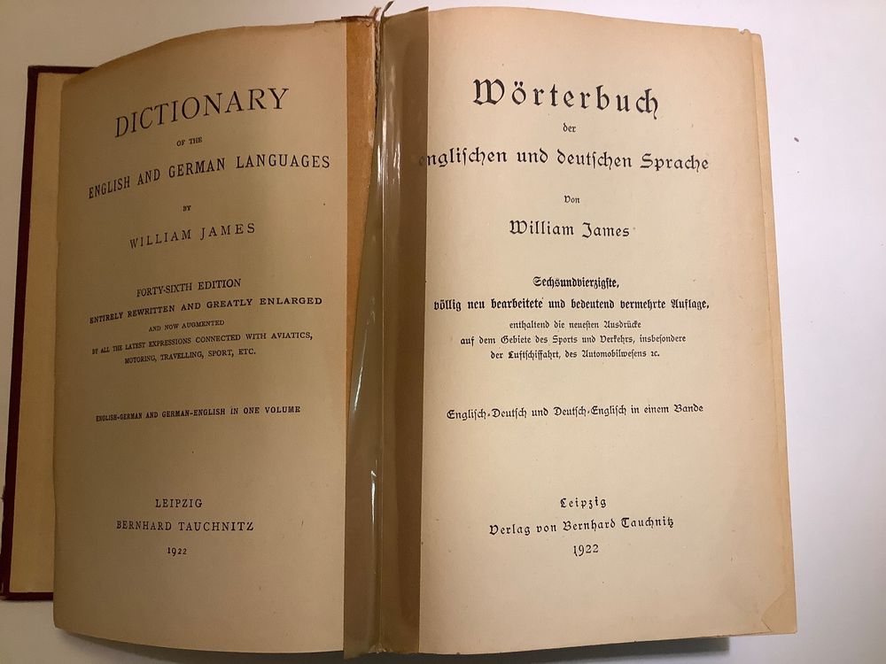 Antikes W Rterbuch Deutsch Englisch Von William James Kaufen Auf Ricardo