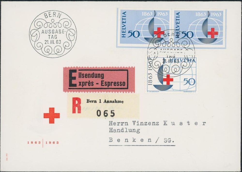 1963 Rotes Kreuz Blockausschnitt FDC Kaufen Auf Ricardo