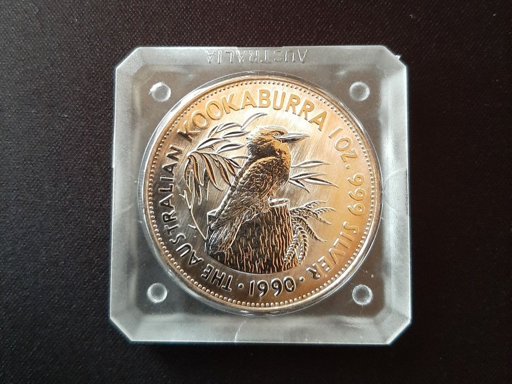 1 Unze Kookaburra 1990 Australien Silber 999 Kaufen Auf Ricardo