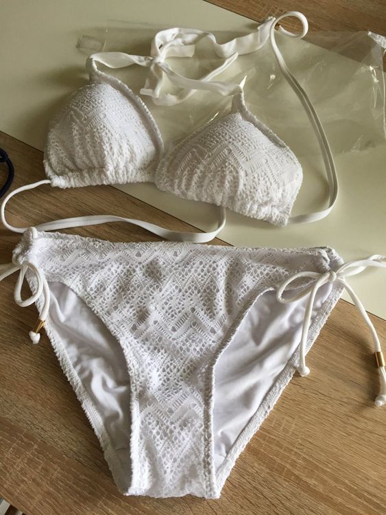 süsses Bikini in weiss Gr 34 36 neu Kaufen auf Ricardo