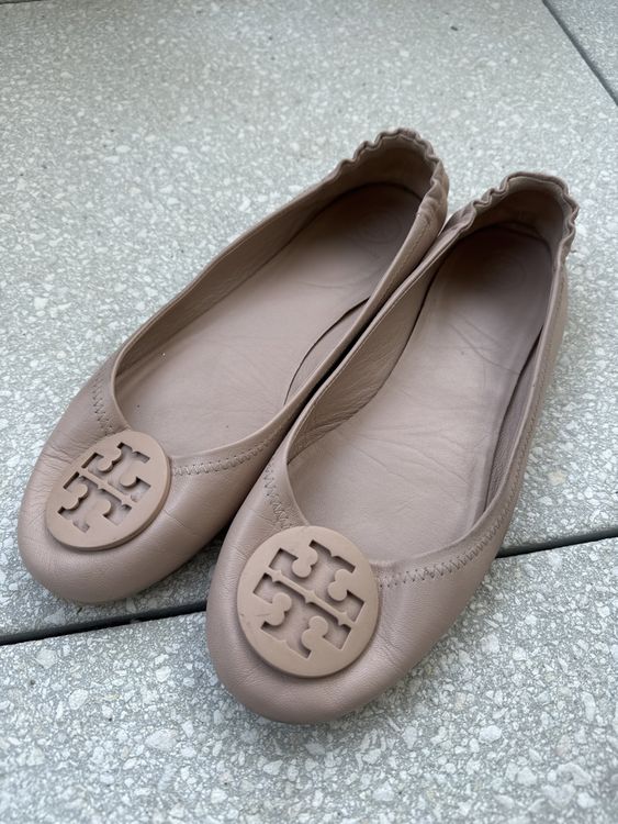 Tory Burch Ballerinas Leder Nude Gr Kaufen Auf Ricardo