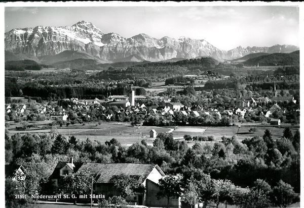 Niederuzwil Sg Dorf Bergpanorama Kaufen Auf Ricardo