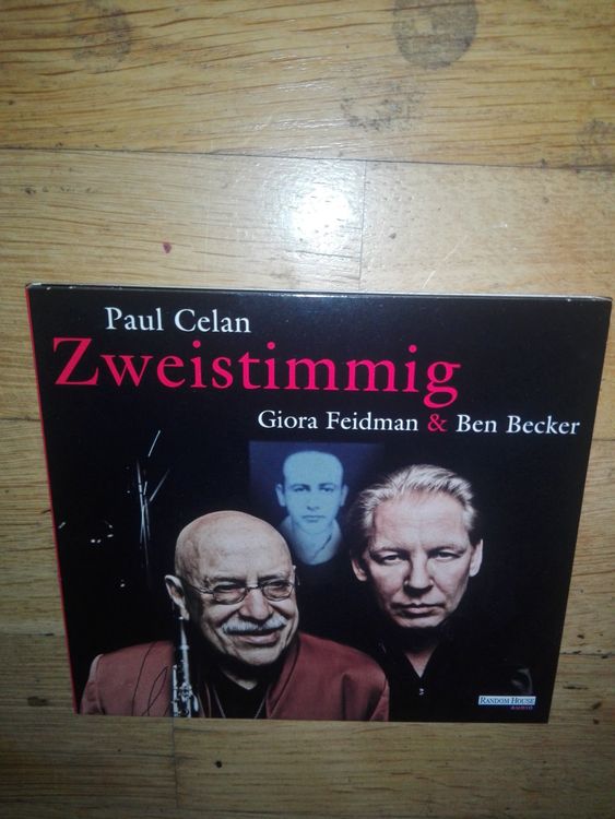 Paul Celan Zweistimmig Giora Feidmann Ben Becker 2013 Kaufen