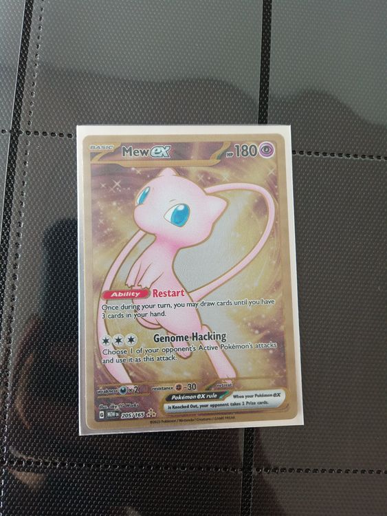 Mew Ex Gold Card Metal Ultra Premium Pokemon 151 Mew Acheter Sur