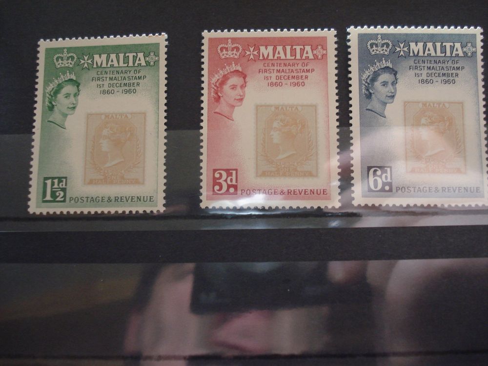 Malta 1960 Satz 100 Jahre Briefmarken Kaufen Auf Ricardo