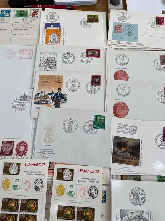 Sammlung Von 83 Karten Und Briefe Tag Der Briefmarken Kaufen Auf Ricardo