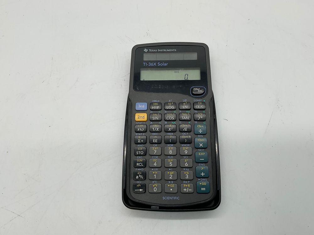 Texas Instruments TI 36X Solar Taschenrechner Funktioniert Kaufen Auf