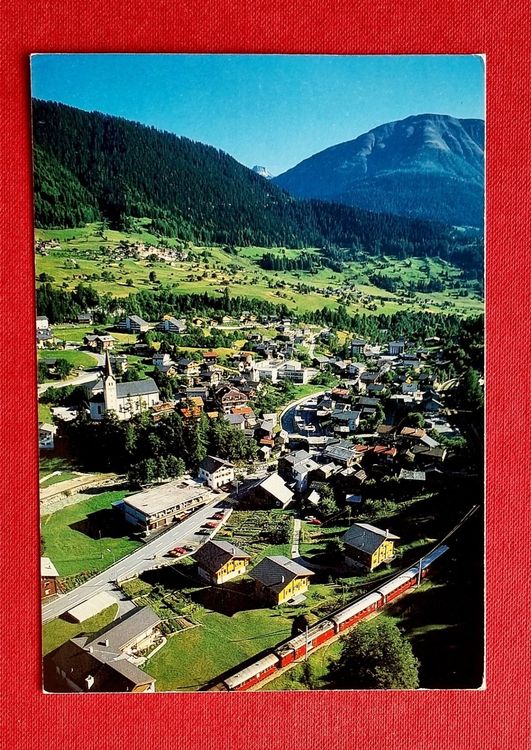 Fiesch Dorfansicht Furka Oberalp Bahn FO 1987 Kaufen Auf Ricardo