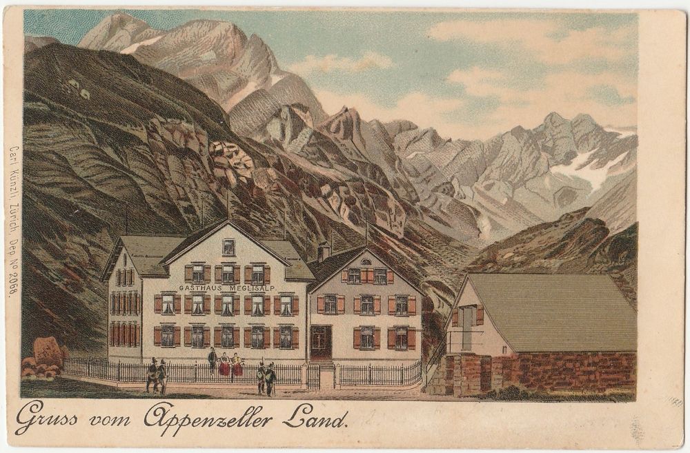 Gruss Aus Dem Appenzeller Land Gasthaus Meglisalp Kaufen Auf Ricardo