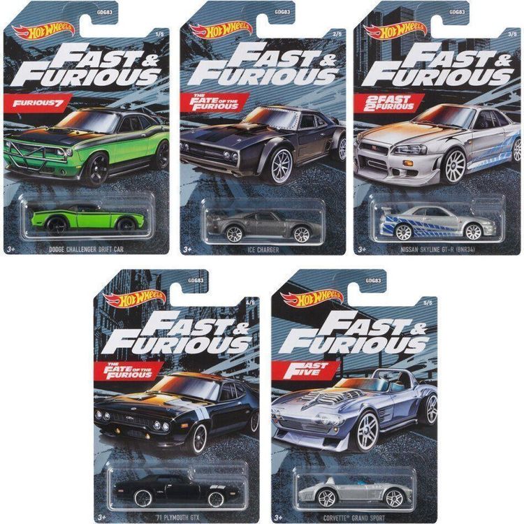 Hot Wheels Fast Furious Set Stk Neu Und Originalverpackt In