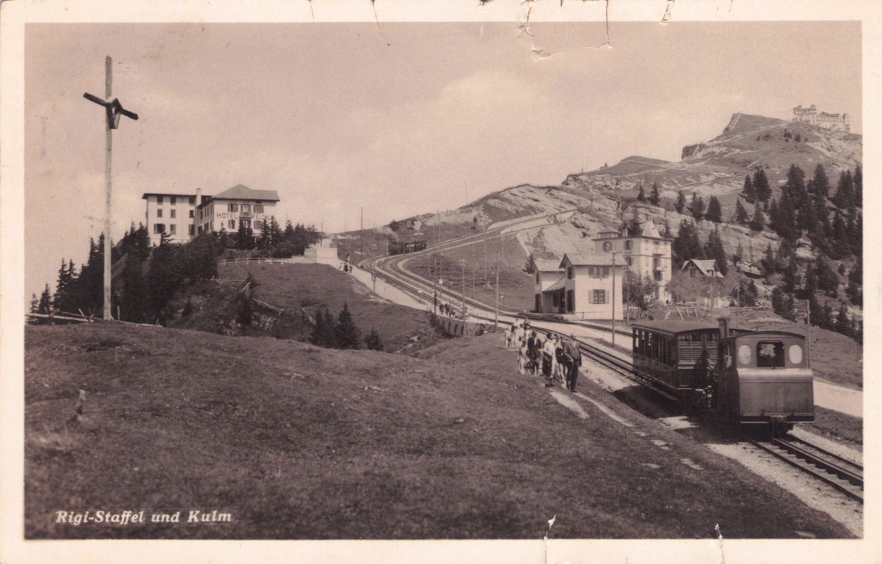 Rigi Zahnrad 1932 Rigi Staffel Und Rigi Kulm Zahnradbahn Kaufen