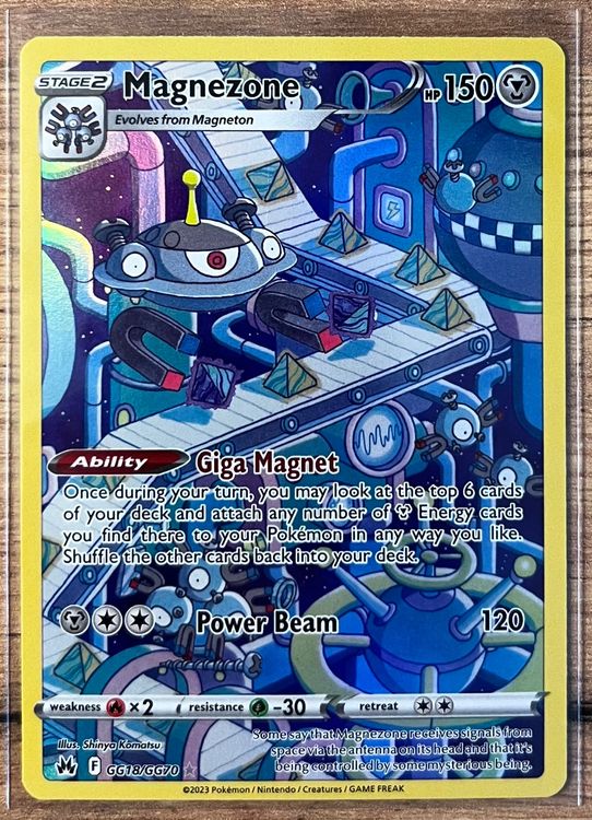 Magnezone GG18 70 Pokemon Galarian Gallery Crown Zenith Kaufen Auf