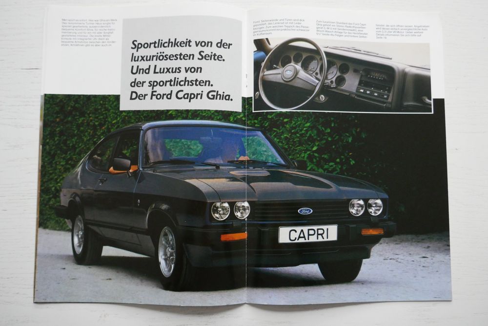 Ford Capri Prospekt Kaufen Auf Ricardo