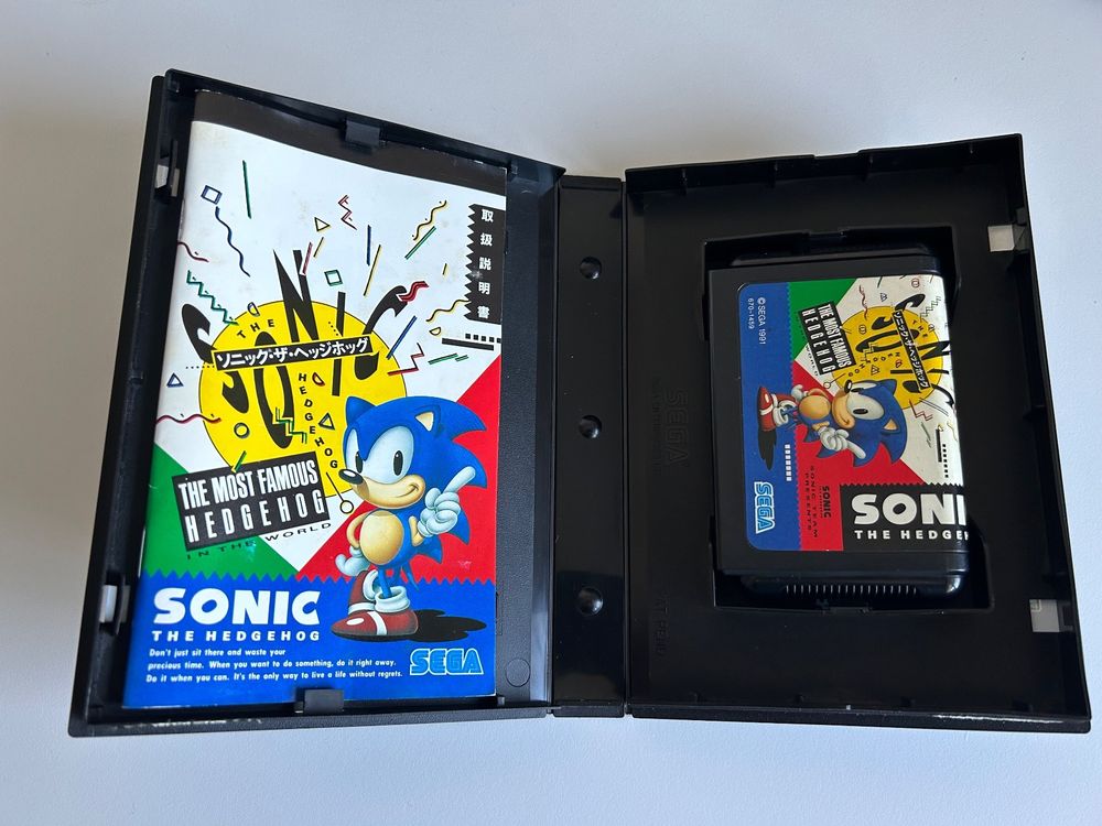 Sonic The Hedgehog Sega Megadrive Japanische Version Ovp Kaufen Auf