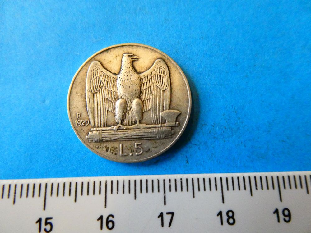 Italien 1929 5 Lire Silber Kaufen Auf Ricardo