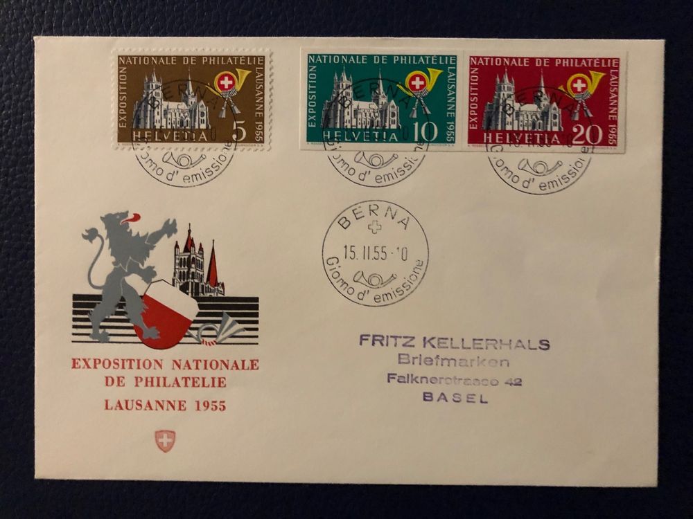 Fdc Lausanne Blockausschnitt Italienischer Stempel Kaufen Auf