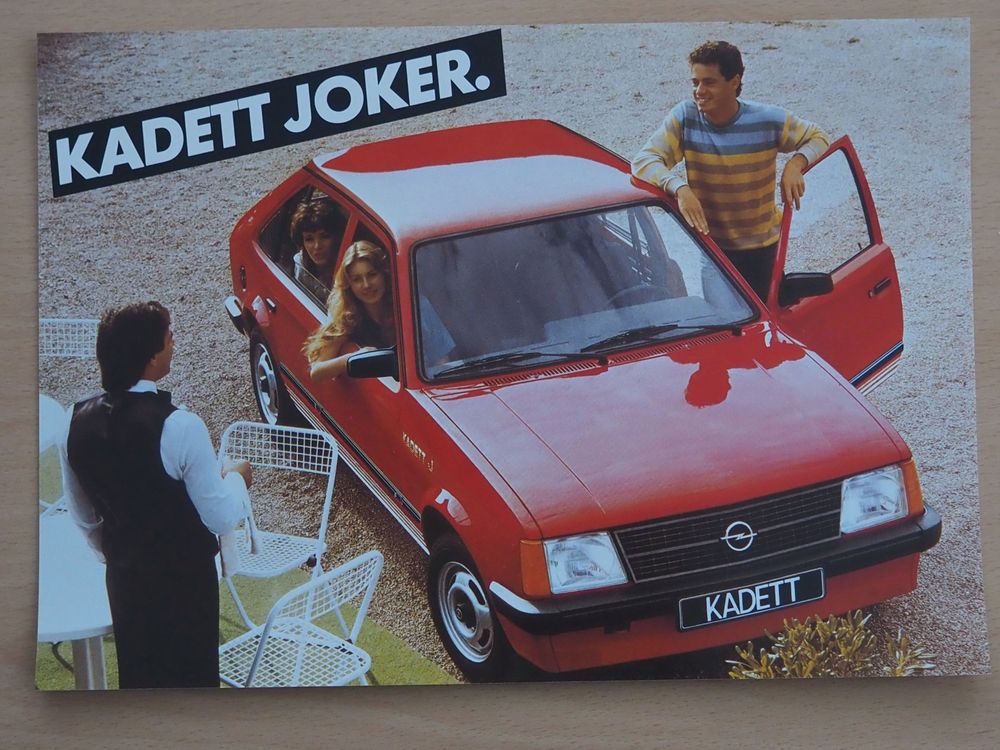 Prospekt Opel Kadett Joker Von 10 81 Kaufen Auf Ricardo