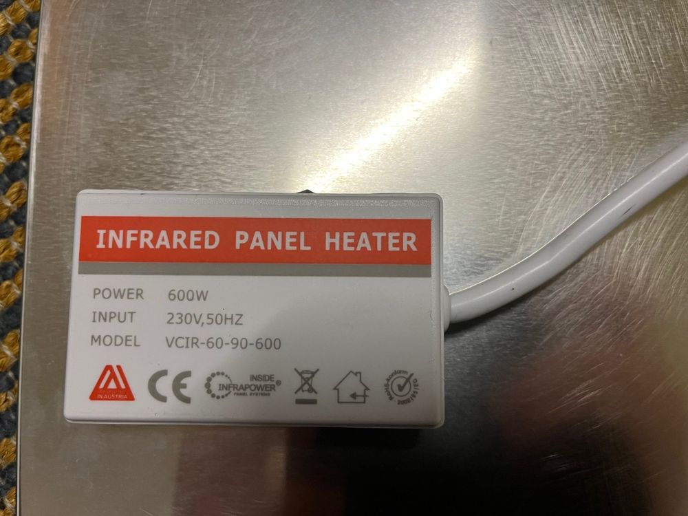 Ecoheat Infrarot Glasheizung 600 Watt Kaufen Auf Ricardo