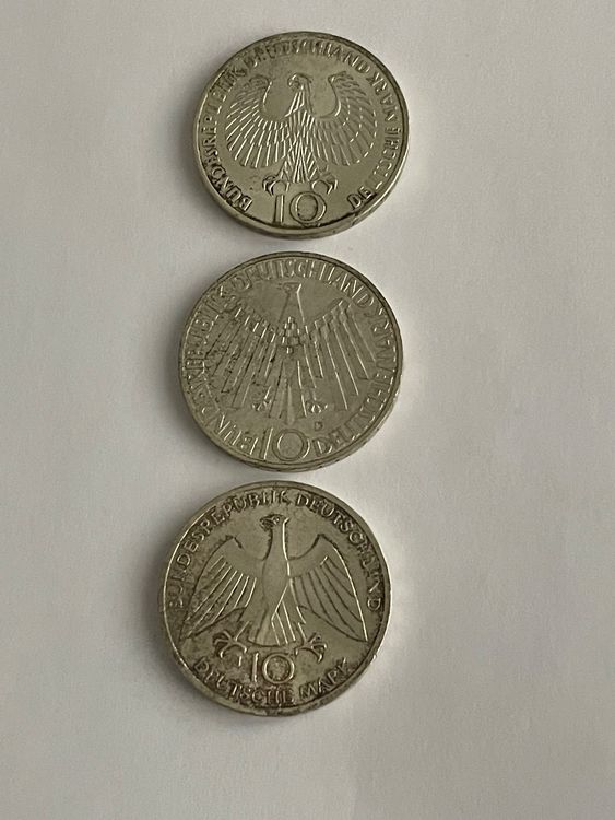 30 Deutsche Mark 3 x 10 Olympische Spiele München 1972 Kaufen auf