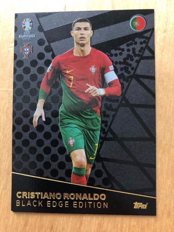 Topps Match Attax Euro 2024 Ronaldo Karte Black Edge Edition Kaufen