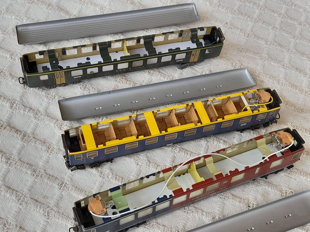 Märklin Personenwagen SBB Speiseraum DB Abteil P wagen DB Kaufen auf