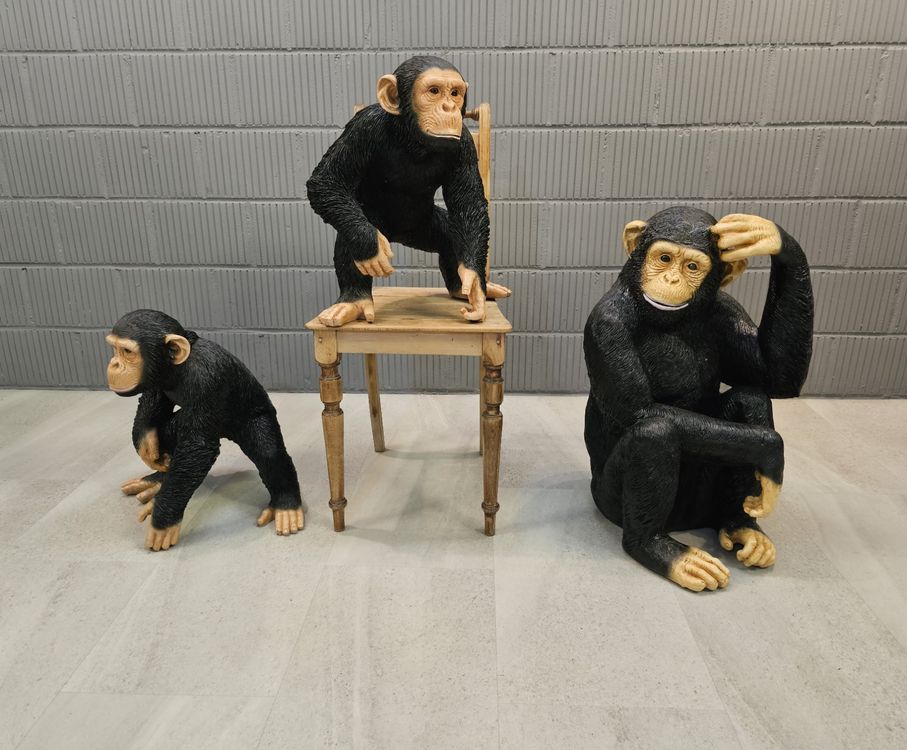 Affentrio Thinking Monkey Figures Schimpansen Affen Figuren Kaufen