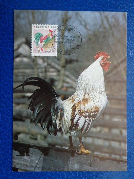 Maximumkarte Mk Dauermarken Tiere H Hner Coq Fdc Kaufen Auf