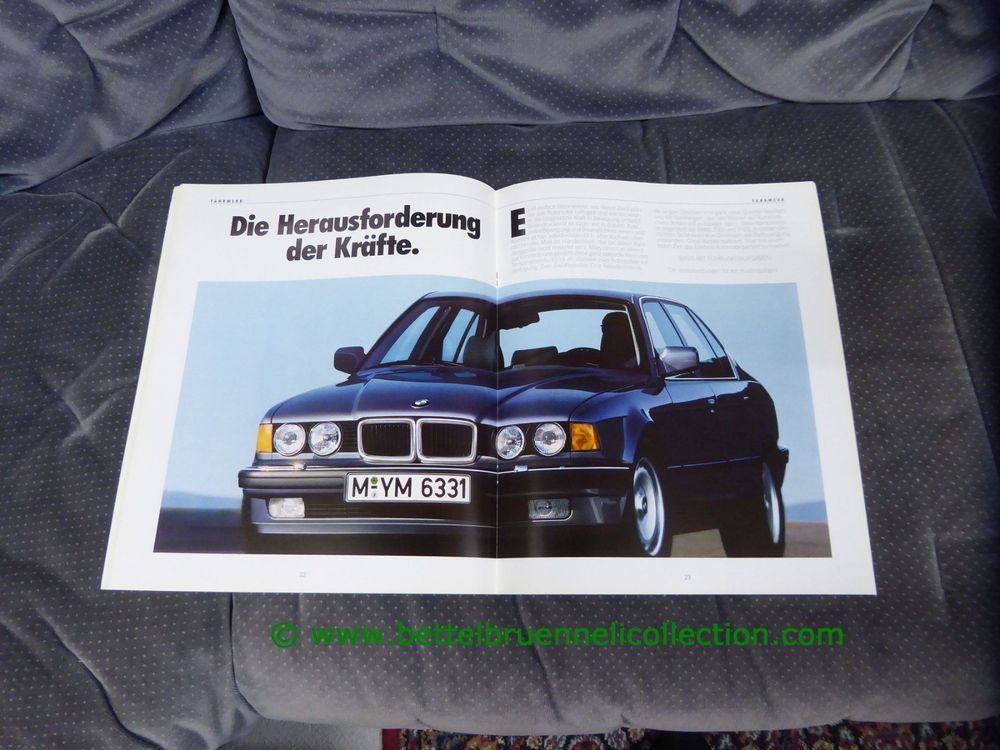 BMW 7er Reihe 750i 750iL E32 Prospekt 1989 02 Deutsch Kaufen Auf Ricardo