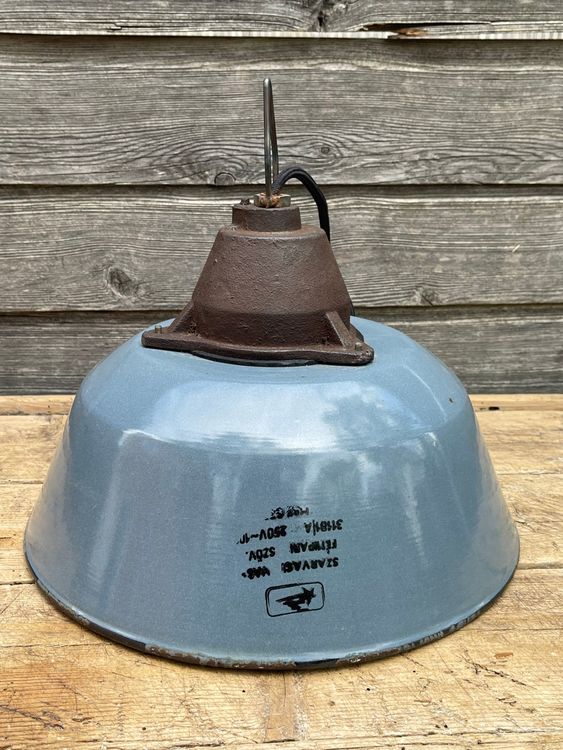 Ke Vintage Industry H Ngelampe Emaillelampe Antik Loft Kaufen Auf